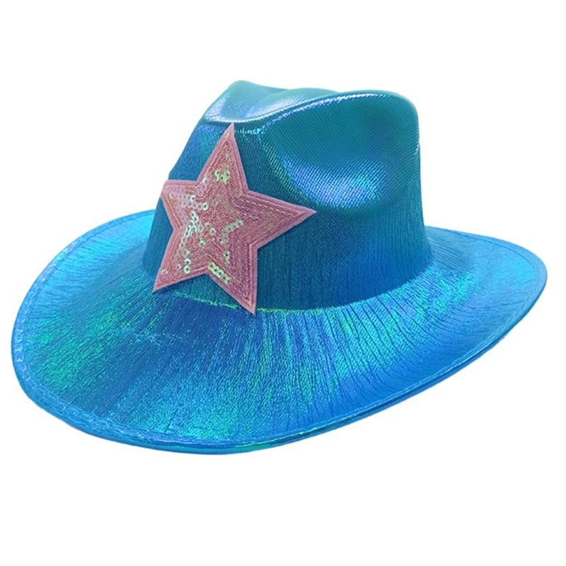 Western Style Cowboy Hat Cosplay Cowgirl Hats Bachelorette Party Brim Hat Costume Top Hat Headwear Women Halloween Props синій
Western Style Cowboy Hat Cosplay Cowgirl Hats Bachelorette Party Brim Hat Costume Top Hat Headwear Women Halloween Props синій