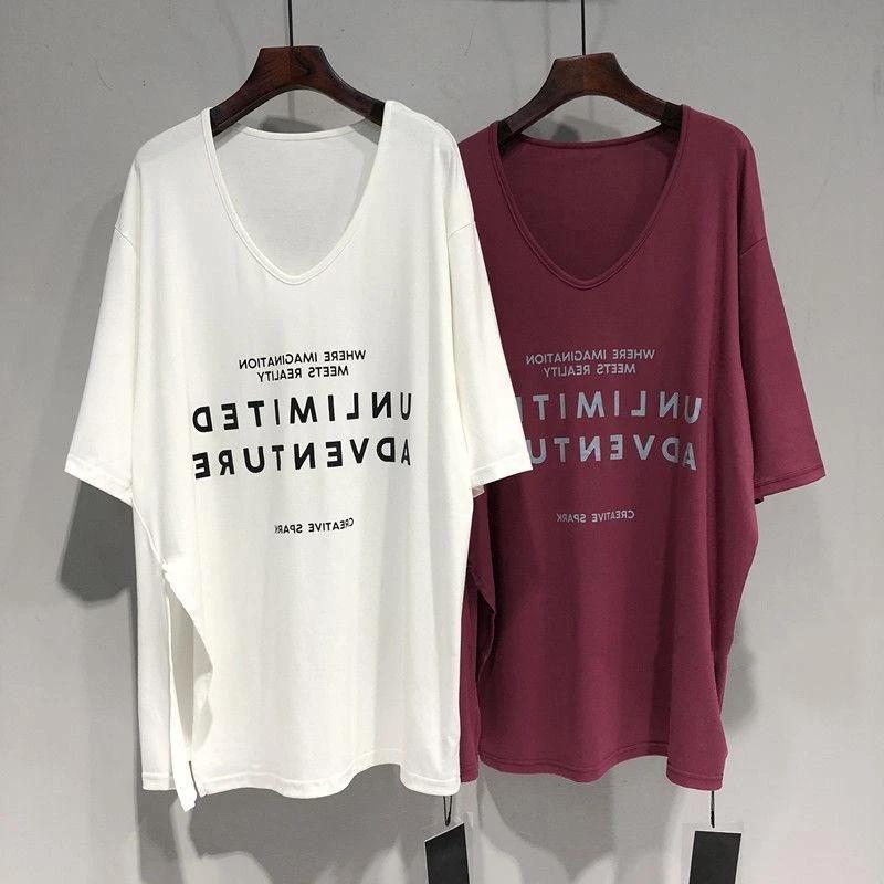 T-shirt Women Versatile Summer Casual Large Size Loose V Neck Pullover Short-sleeved Tops XXXL білий
T-shirt Women Versatile Summer Casual Large Size Loose V Neck Pullover Short-sleeved Tops XXXL білий