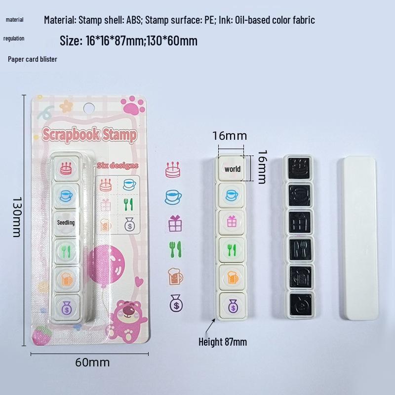 Creative Cartoon 6-in-1 Photosensitive Stamp for Kids
Creative Cartoon 6-in-1 Photosensitive Stamp for Kids