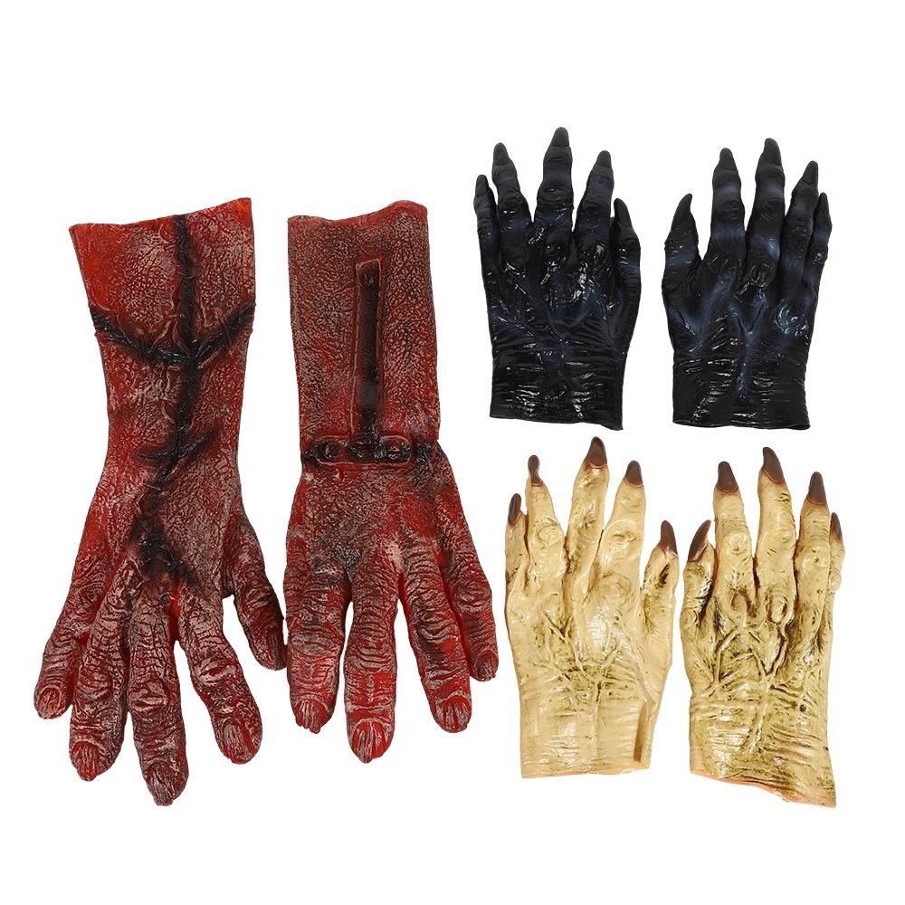 Simulated Halloween Cosplay Gloves Werewolf Makeup Party Props Werewolf Vinyl Gloves Party style4
Simulated Halloween Cosplay Gloves Werewolf Makeup Party Props Werewolf Vinyl Gloves Party style4