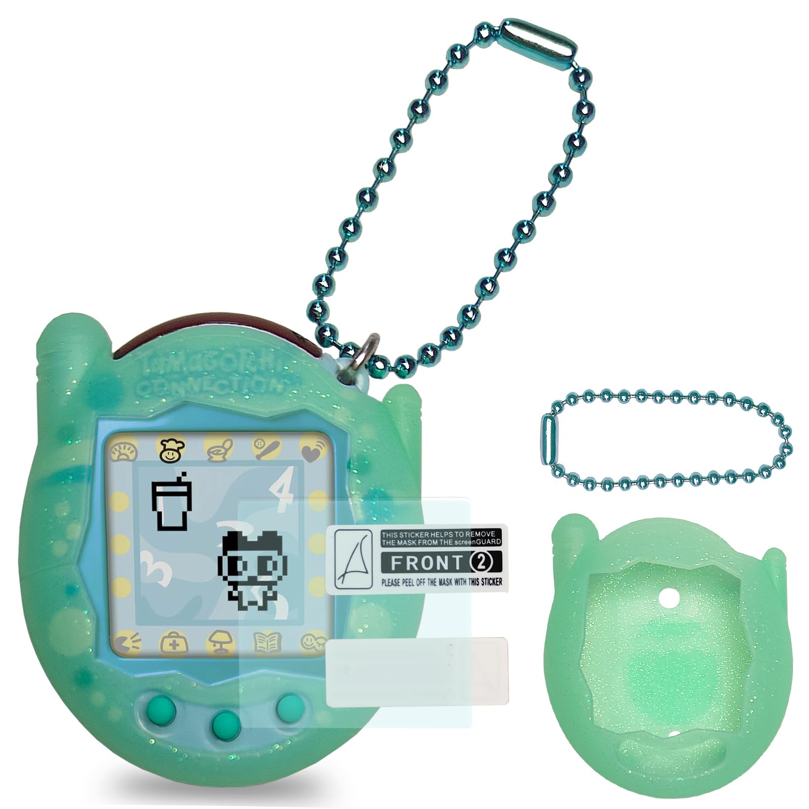 Заміна силіконового чохла BCWXION для Tamagotchi Connection Interactive Virtual Screen Protector для Tamagotchi Connection Electronic Pet зелений
Заміна силіконового чохла BCWXION для Tamagotchi Connection Interactive Virtual Screen Protector для Tamagotchi Connection Electronic Pet зелений