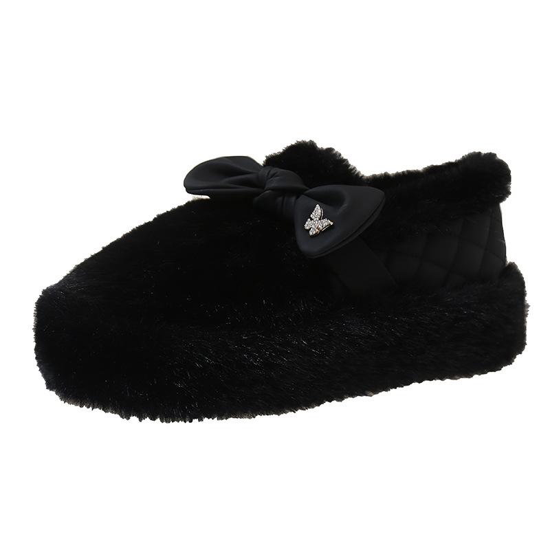 Thick-soled bow hairy drag women wear 2025 new Internet celebrity fashion velvet warm bag head cotton shoes in autumn and winter 35
Thick-soled bow hairy drag women wear 2025 new Internet celebrity fashion velvet warm bag head cotton shoes in autumn and winter 35