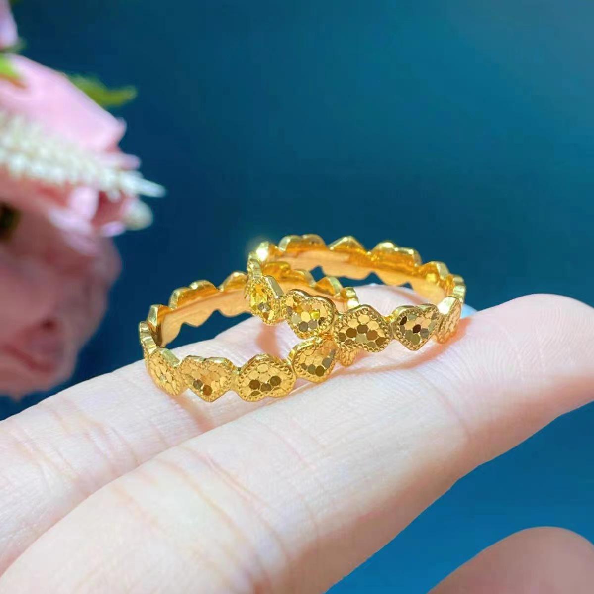 18k Gold Plated Heart Dragon Scale Ring for Women - Sparkling Honeycomb Face, Heart-Shaped Design, Thick Copper Base Dragon Scale Heart Ring (Size 6)
18k Gold Plated Heart Dragon Scale Ring for Women - Sparkling Honeycomb Face, Heart-Shaped Design, Thick Copper Base Dragon Scale Heart Ring (Size 6)