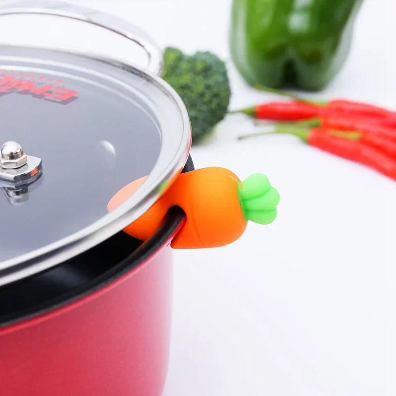 3Pcs Silicone Pot Lid Anti-spill Rack Heat-resistant Anti-Overflow Stoppers Pot Cover Lifter Holder Creative Kitchen Tool Gadget
3Pcs Silicone Pot Lid Anti-spill Rack Heat-resistant Anti-Overflow Stoppers Pot Cover Lifter Holder Creative Kitchen Tool Gadget