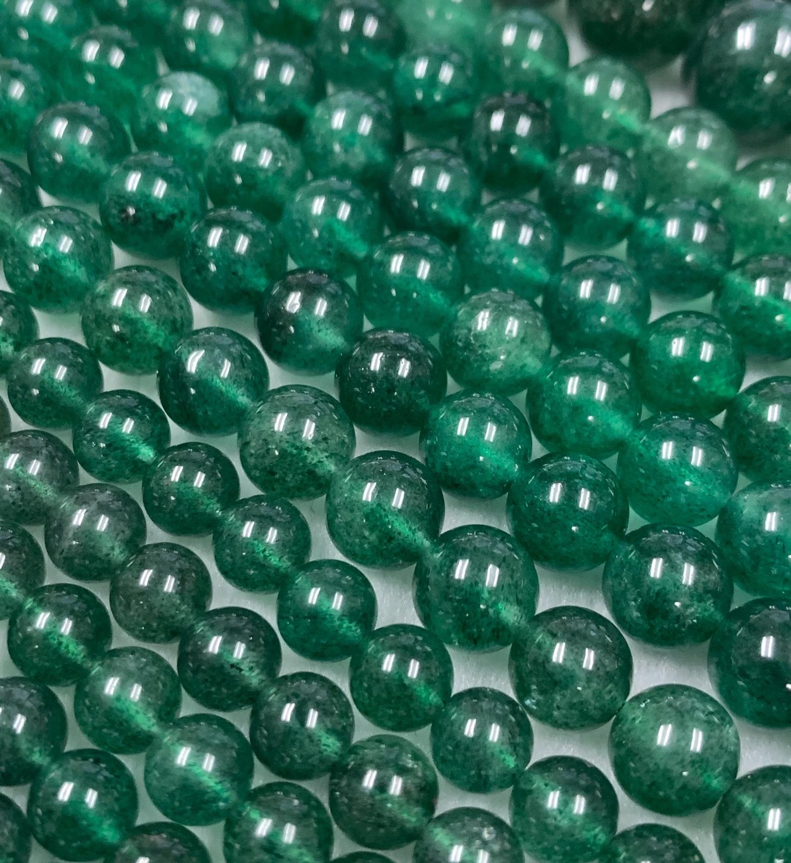 Круглые бусины из клубничного кварца - Размер 6/8/12 мм - Длина 40 см - Цвет средне-зеленый - Бусины из натурального клубничного кварца 6MM
Круглые бусины из клубничного кварца - Размер 6/8/12 мм - Длина 40 см - Цвет средне-зеленый - Бусины из натурального клубничного кварца 6MM