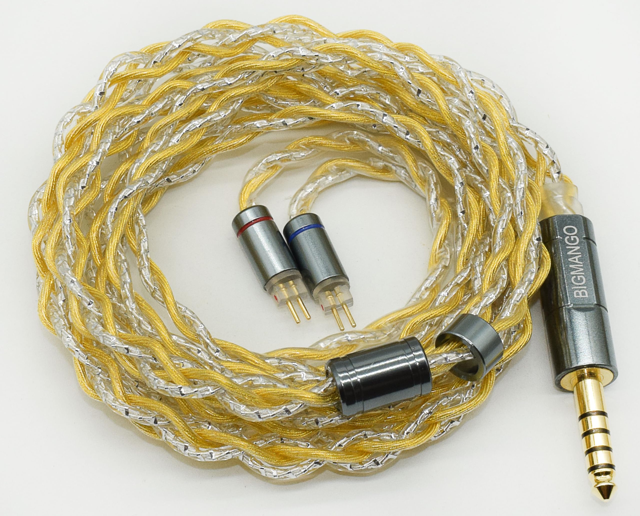 AHAQU Gold Plated Silver Plated Silver Foil Cable 2pin Earphone Upgrade Cable Replacement Cable BIGMANGO-Undine 2pin4.4mm + + Re-Cable 4-Core 4.4mm
AHAQU Gold Plated Silver Plated Silver Foil Cable 2pin Earphone Upgrade Cable Replacement Cable BIGMANGO-Undine 2pin4.4mm + + Re-Cable 4-Core 4.4mm