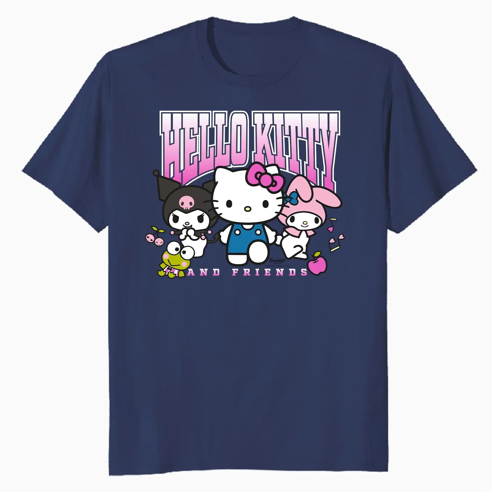 New Fashion RoundNeck ShortSleeve TShirt Spring Summer Hello Kitty Women TShirt Unisex Trendy Cute Top Clothing S
New Fashion RoundNeck ShortSleeve TShirt Spring Summer Hello Kitty Women TShirt Unisex Trendy Cute Top Clothing S