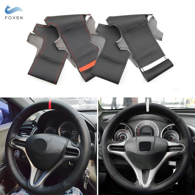Перфорированная кожаная накладка на руль для ручного шитья для Honda Fit Jazz City 2009 2010 2011 2012 2013 Insight
Перфорированная кожаная накладка на руль для ручного шитья для Honda Fit Jazz City 2009 2010 2011 2012 2013 Insight