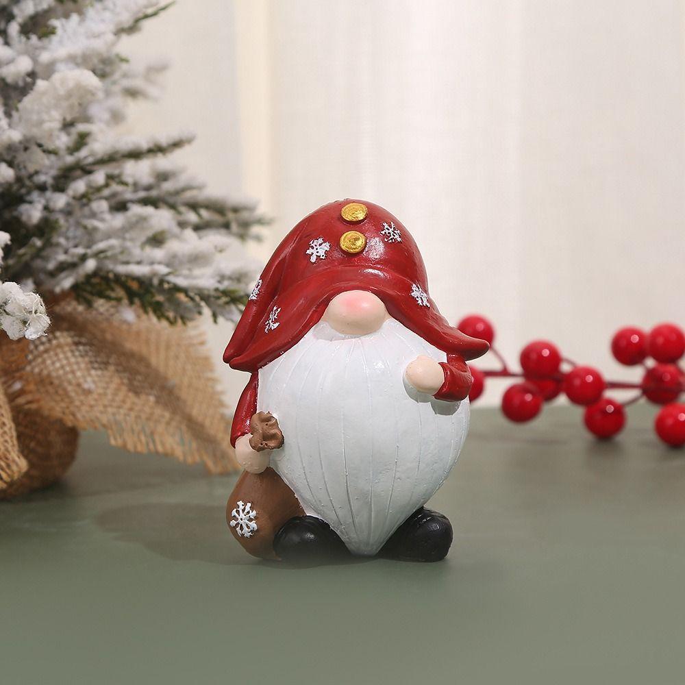 Resin Santa Claus Statue Funny Dwarfs Miniature Sculpture Gnome Figurine New Year Style 1
Resin Santa Claus Statue Funny Dwarfs Miniature Sculpture Gnome Figurine New Year Style 1
