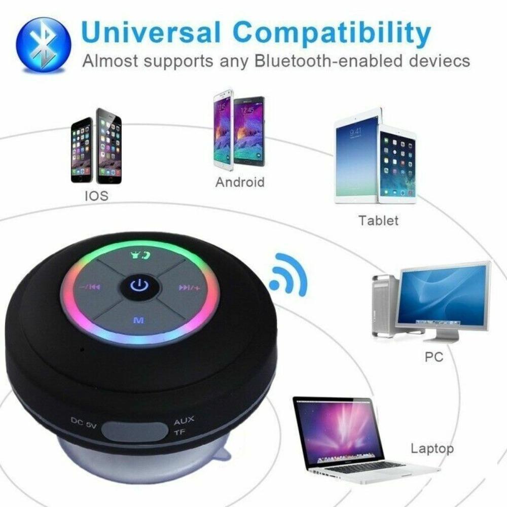 Светодиодный Bluetooth-динамик, пластиковый большой динамик на присоске, красочный сабвуфер, музыка для душа
Светодиодный Bluetooth-динамик, пластиковый большой динамик на присоске, красочный сабвуфер, музыка для душа