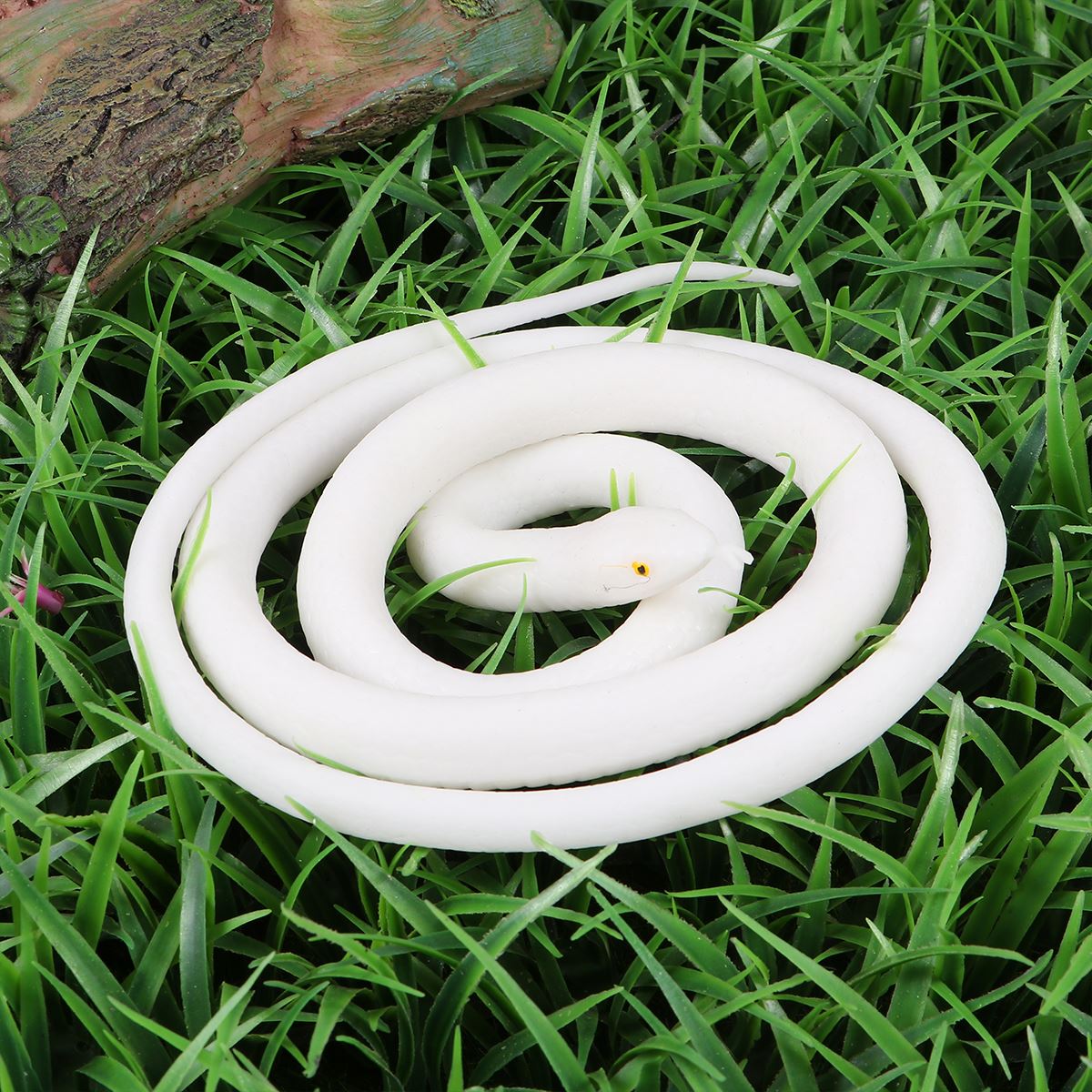 120CM Fake Snake Toy Simulation Snake Realistic Snake Prank Prop Cosplay Props Tricky Playthings for Kids Children (White) белый
120CM Fake Snake Toy Simulation Snake Realistic Snake Prank Prop Cosplay Props Tricky Playthings for Kids Children (White) белый