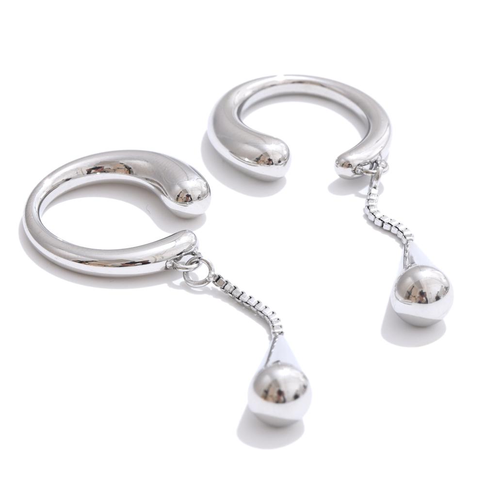 Yhpup Personalized Stainless Steel Chain Drop Water Drop Ear Clip Earrings Adjustable Arrivals Fashion Ear Bone Jewellery
Yhpup Personalized Stainless Steel Chain Drop Water Drop Ear Clip Earrings Adjustable Arrivals Fashion Ear Bone Jewellery