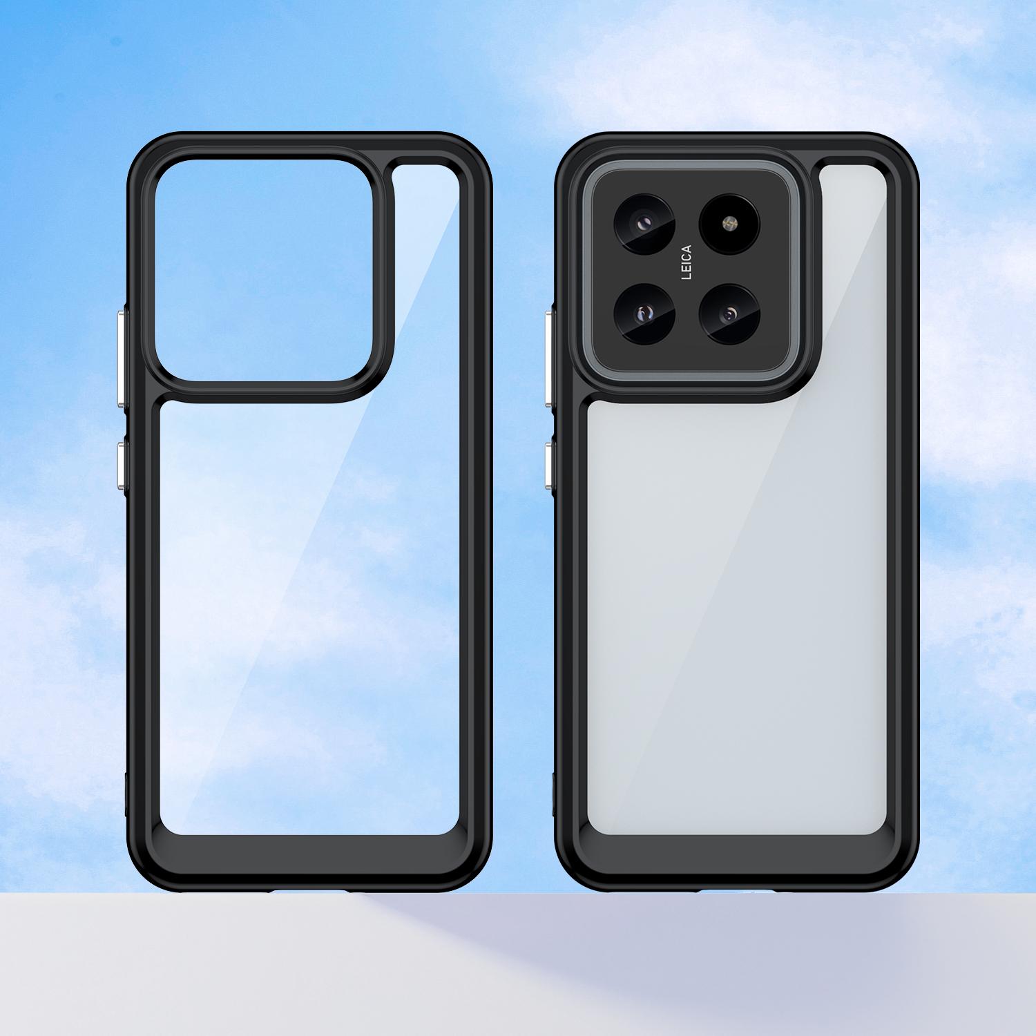 For Xiaomi 14 Case Anti-drop Shockproof TPU+Acrylic Mobile Phone Back Protector Black
For Xiaomi 14 Case Anti-drop Shockproof TPU+Acrylic Mobile Phone Back Protector Black