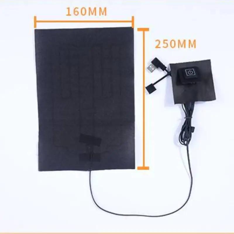 1PCS Electric Heating Pad Temperature Adjustable 45℃-65℃ Electric Heating Sheet USB Heating Pad For Clothes Vest
1PCS Electric Heating Pad Temperature Adjustable 45℃-65℃ Electric Heating Sheet USB Heating Pad For Clothes Vest