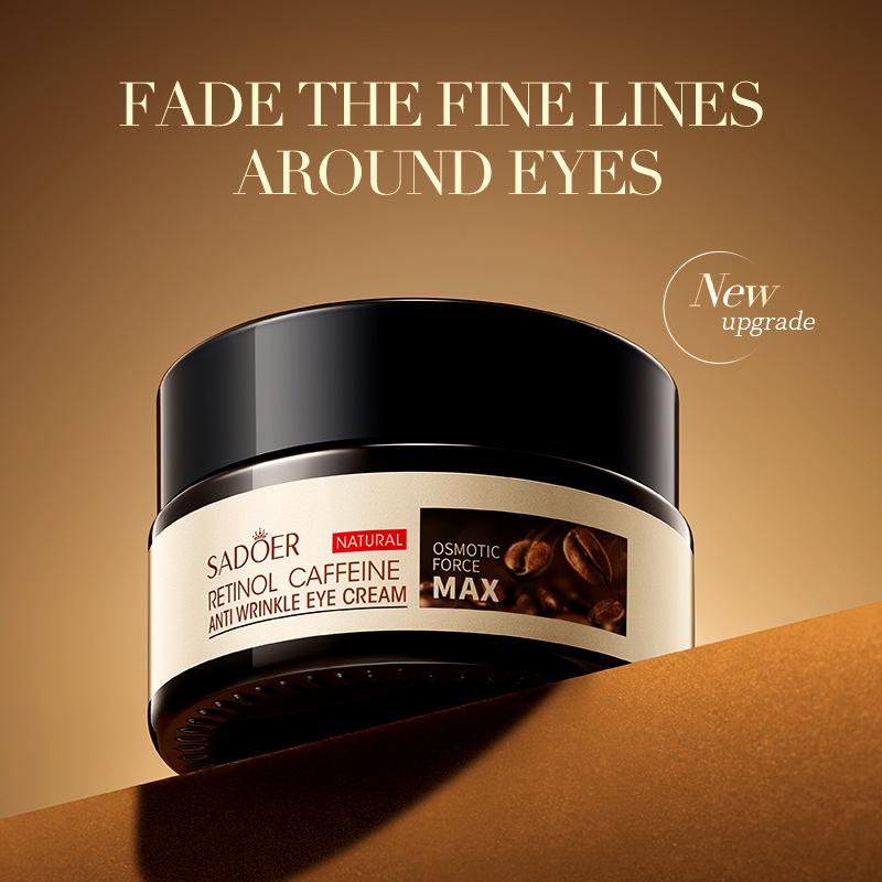 Retinol caffeine eye cream SADOER improves dark circles, eye lines and bags under the eyes 1
Retinol caffeine eye cream SADOER improves dark circles, eye lines and bags under the eyes 1