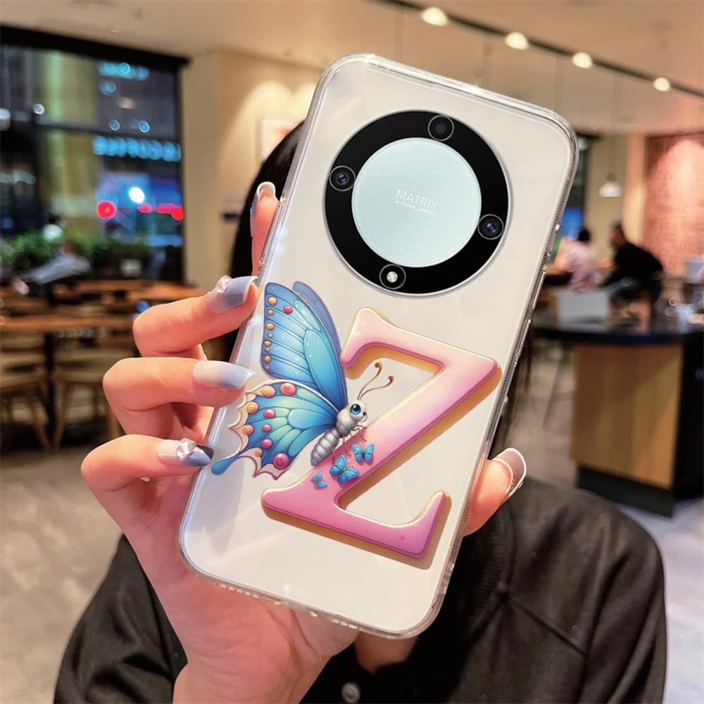 For Honor X9b X9a X9c Magic5 6 7 Lite Blue Butterfly Flower Letters A-Z Transparent Clear Women Phone Case Silicone Bumper Cover Honor X9c
For Honor X9b X9a X9c Magic5 6 7 Lite Blue Butterfly Flower Letters A-Z Transparent Clear Women Phone Case Silicone Bumper Cover Honor X9c