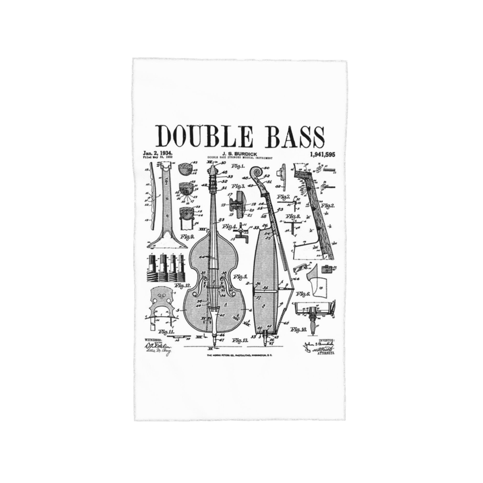 Double Bass Player Bassist Musical Instrument Vintage Patent Soft Face Towel Quick Dry Pool Bath Cotton Towels Absorbent Quick W30*H60(CM)
Double Bass Player Bassist Musical Instrument Vintage Patent Soft Face Towel Quick Dry Pool Bath Cotton Towels Absorbent Quick W30*H60(CM)