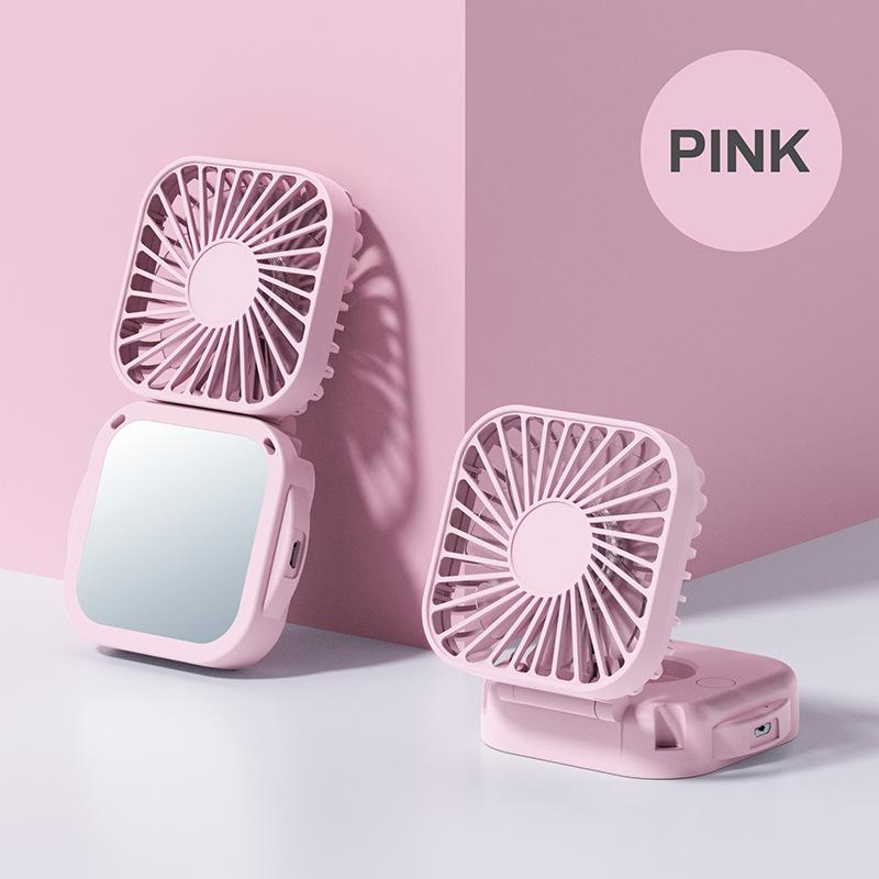 Handheld Portable Fan with Mirror, Mini Fan Small Personal Fan, 500mAh USB Rechargeable Neck Fan Foldable, Quiet Pocket Fan рожевий
Handheld Portable Fan with Mirror, Mini Fan Small Personal Fan, 500mAh USB Rechargeable Neck Fan Foldable, Quiet Pocket Fan рожевий