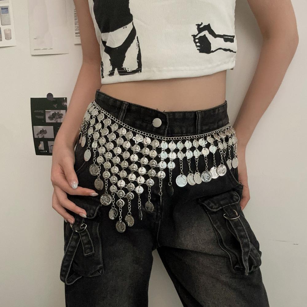 Gold Belly Dance Waist Chain Belt Silver Tassel Waist Chain Ethnic Style Belly Dancing Hip Scarf срібний
Gold Belly Dance Waist Chain Belt Silver Tassel Waist Chain Ethnic Style Belly Dancing Hip Scarf срібний