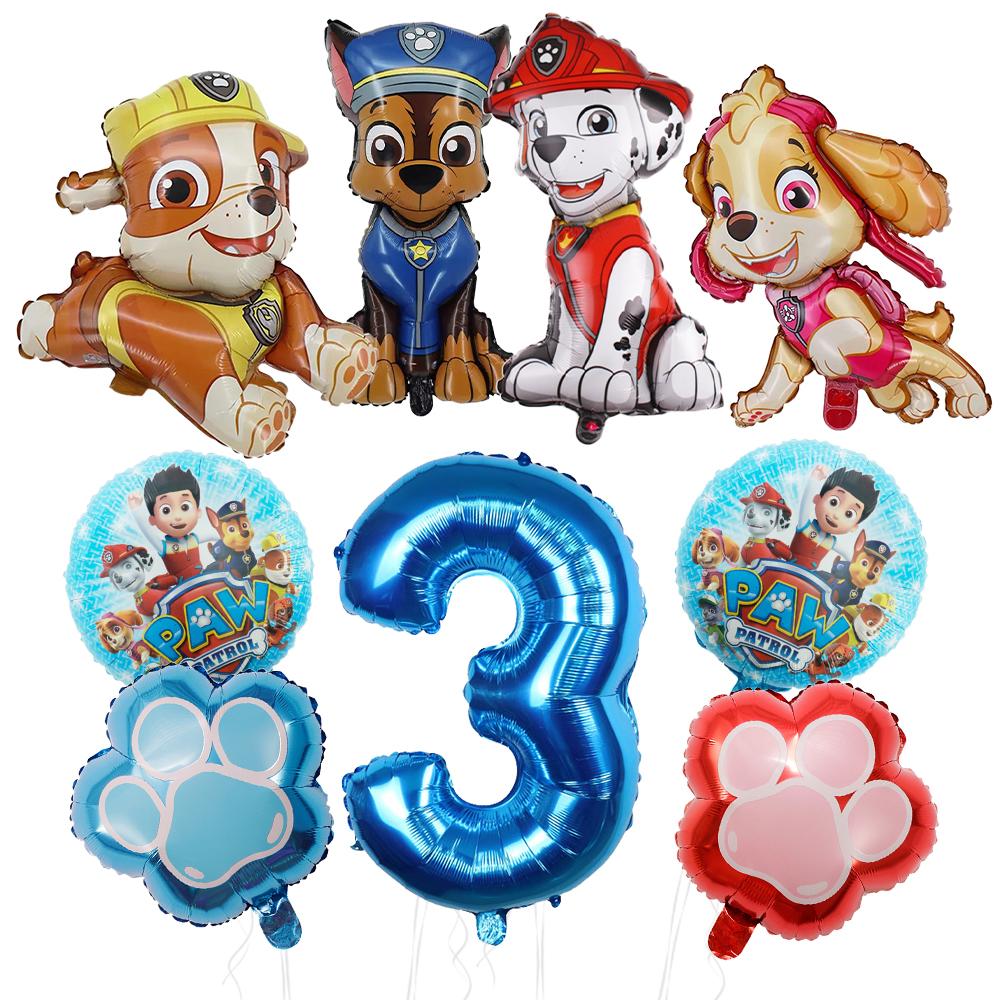 9pcs PAW Patrol Balloon Set Chase Skye Kids Birthday Party Decoration Baby Shower Supplies Anime Room Decor Boy Girl Gift 32inch
9pcs PAW Patrol Balloon Set Chase Skye Kids Birthday Party Decoration Baby Shower Supplies Anime Room Decor Boy Girl Gift 32inch