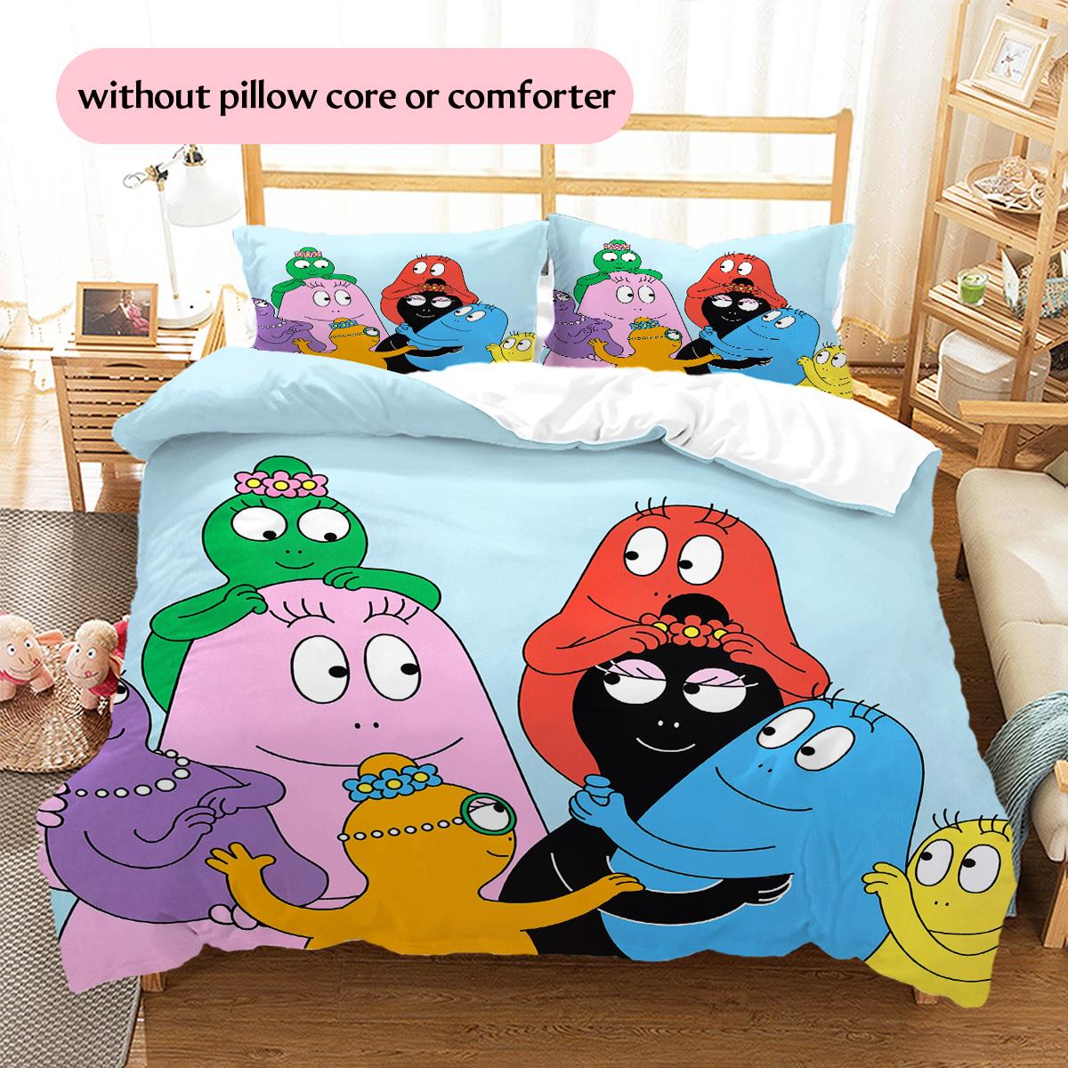 The Barbapapa Family Pattern Bedding Quilt Set Home Decoration Gift (1 * duvet cover + 2 * pillowcase without core) 140x200cm
The Barbapapa Family Pattern Bedding Quilt Set Home Decoration Gift (1 * duvet cover + 2 * pillowcase without core) 140x200cm
