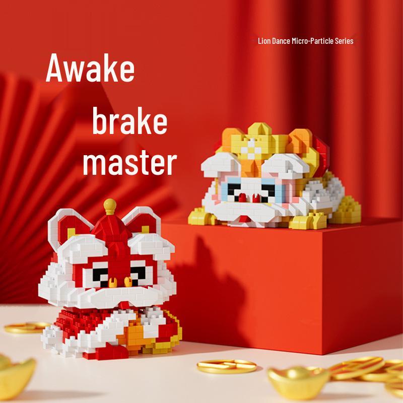 Lion Dance Micro Blocks: Spring Festival Series - Compatible with Lego, Educational Building Set & Display Toy
Lion Dance Micro Blocks: Spring Festival Series - Compatible with Lego, Educational Building Set & Display Toy