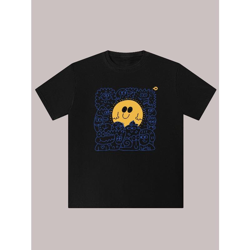 European Size The Most Dazzling Me Trendy Brand Printed Pure Cotton Short-Sleeve T-Shirt for Men 4XL чорний
European Size The Most Dazzling Me Trendy Brand Printed Pure Cotton Short-Sleeve T-Shirt for Men 4XL чорний