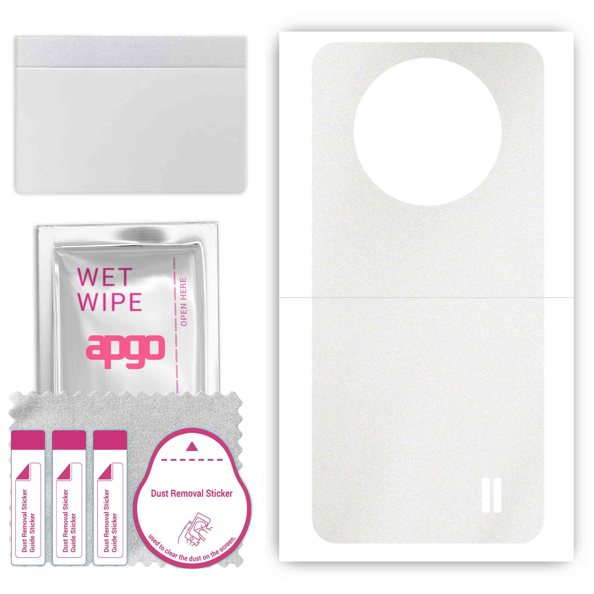 Apgo Protective Skin Sticker для задньої панелі, сумісний із ZTE Blade A73 5G, Wrap Film, Foil, Vinyl - Pattern Matte Transparent
Apgo Protective Skin Sticker для задньої панелі, сумісний із ZTE Blade A73 5G, Wrap Film, Foil, Vinyl - Pattern Matte Transparent