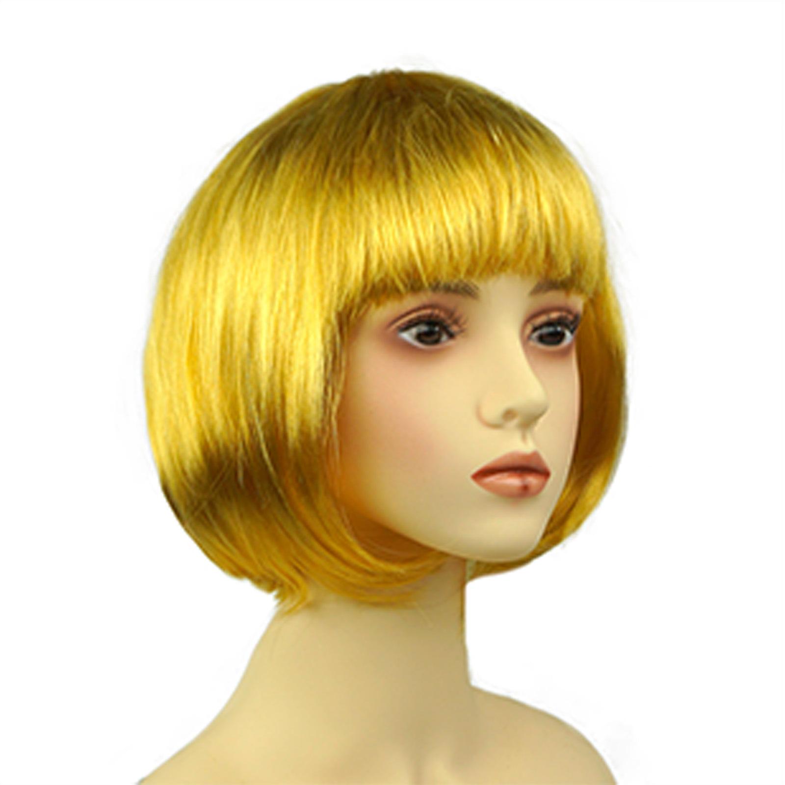 1 штука короткий прямий боб перука з пласким чубчиком кольорове синтетичне волосся для косплею, щоденного носіння, вечірки, костюма та моди One Size
1 штука короткий прямий боб перука з пласким чубчиком кольорове синтетичне волосся для косплею, щоденного носіння, вечірки, костюма та моди One Size