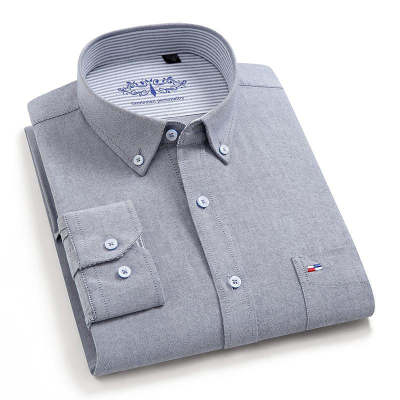 Чоловічі повсякденні сорочки Sinwoyan Pure Cotton Oxford з довгим рукавом і відпочинком хорошої якості з нагрудною кишенею 44
Чоловічі повсякденні сорочки Sinwoyan Pure Cotton Oxford з довгим рукавом і відпочинком хорошої якості з нагрудною кишенею 44