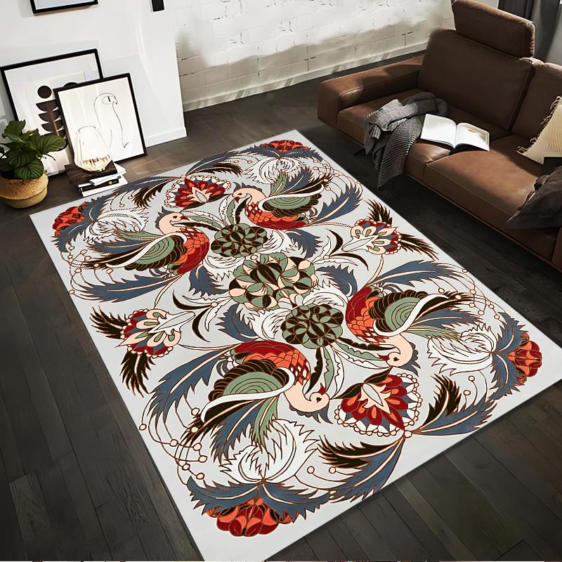 Colorful Floral Bird Pattern Carpet with Abstract Boho Design Decor Suitable for use as an anti-slip for living room bedroom sofas 40x60cm( 15x23in )
Colorful Floral Bird Pattern Carpet with Abstract Boho Design Decor Suitable for use as an anti-slip for living room bedroom sofas 40x60cm( 15x23in )