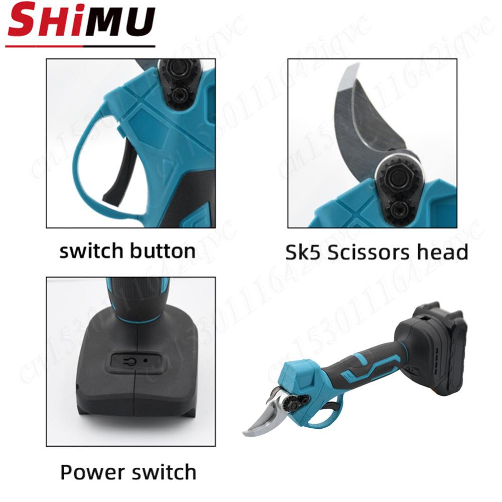 Electric Pruning Shears Garden Tools Brushless For Makita 21V Battery Electric Garden Scissor Tree Branch Pruner Without Battery
Electric Pruning Shears Garden Tools Brushless For Makita 21V Battery Electric Garden Scissor Tree Branch Pruner Without Battery