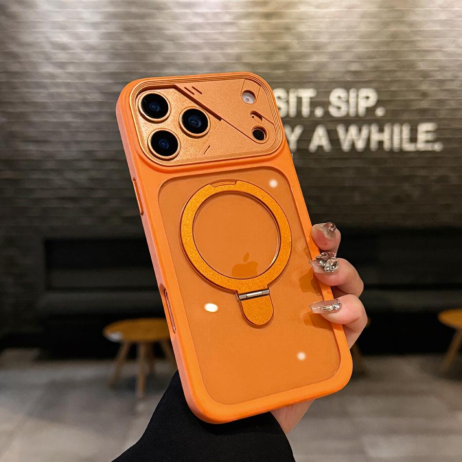 Acrylic Transparent Magnetic Bracket Case for iPhone 17 16 15 14 13 Pro Max Soft Frame Bumper Fold Holder Shockproof Cover iPhone Air
Acrylic Transparent Magnetic Bracket Case for iPhone 17 16 15 14 13 Pro Max Soft Frame Bumper Fold Holder Shockproof Cover iPhone Air