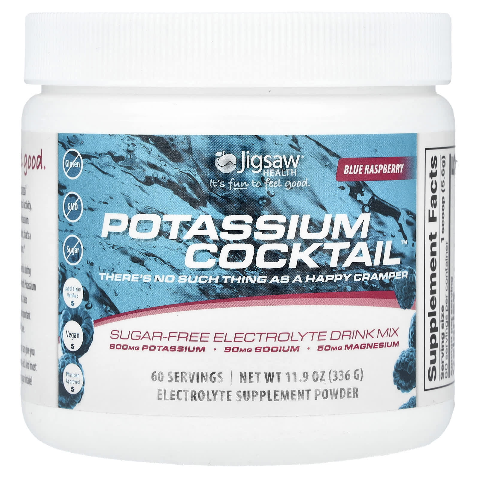 Potassium Cocktail™, Sugar Free Electrolyte Drink Mix, Blue Raspberry Flavor, 336G (11.9Oz)
Potassium Cocktail™, Sugar Free Electrolyte Drink Mix, Blue Raspberry Flavor, 336G (11.9Oz)