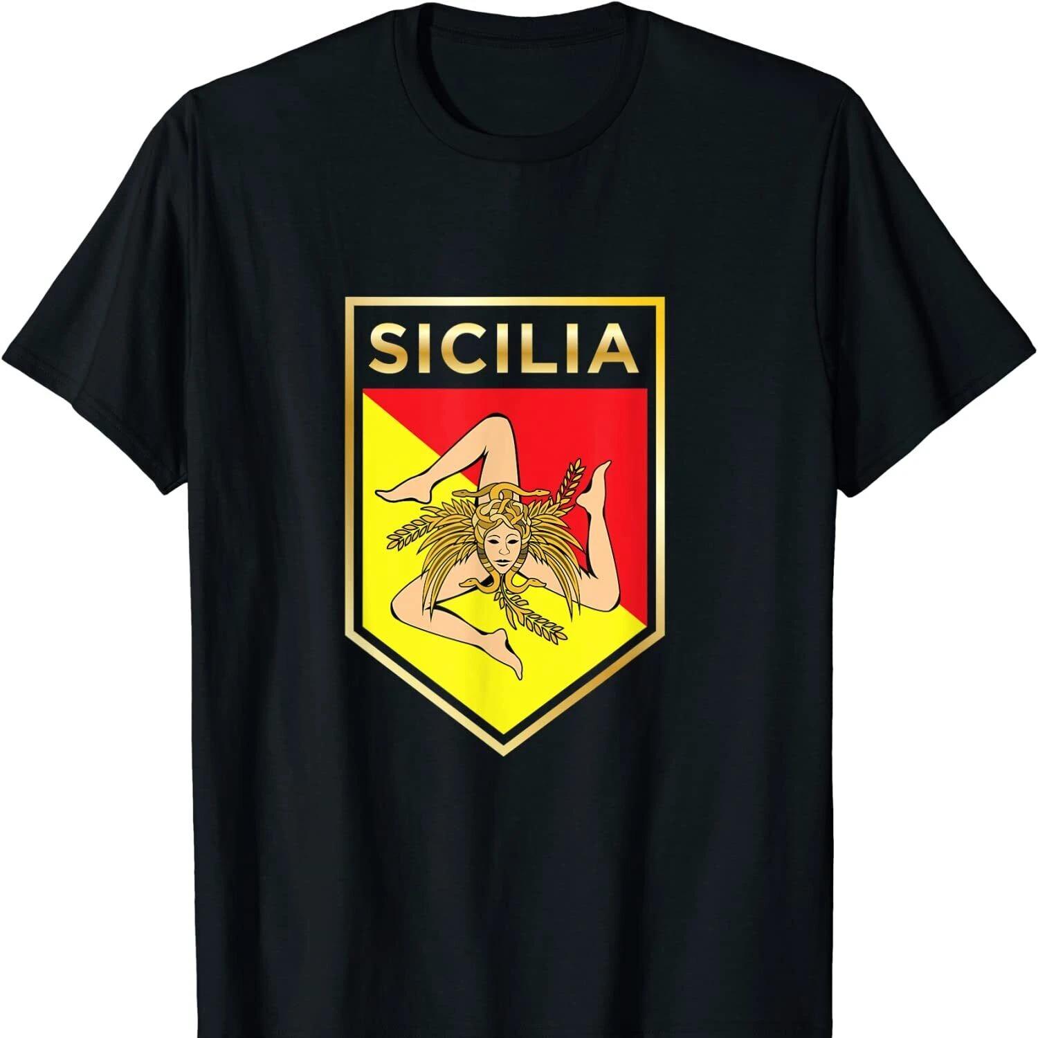 Sicilian Pride - Three-legged Crest and Shield Sicilian Flag T Shirt New 100% Cotton Short Sleeve O-Neck T-shirt Casual Mens ... 5XL різнокольоровий
Sicilian Pride - Three-legged Crest and Shield Sicilian Flag T Shirt New 100% Cotton Short Sleeve O-Neck T-shirt Casual Mens ... 5XL різнокольоровий