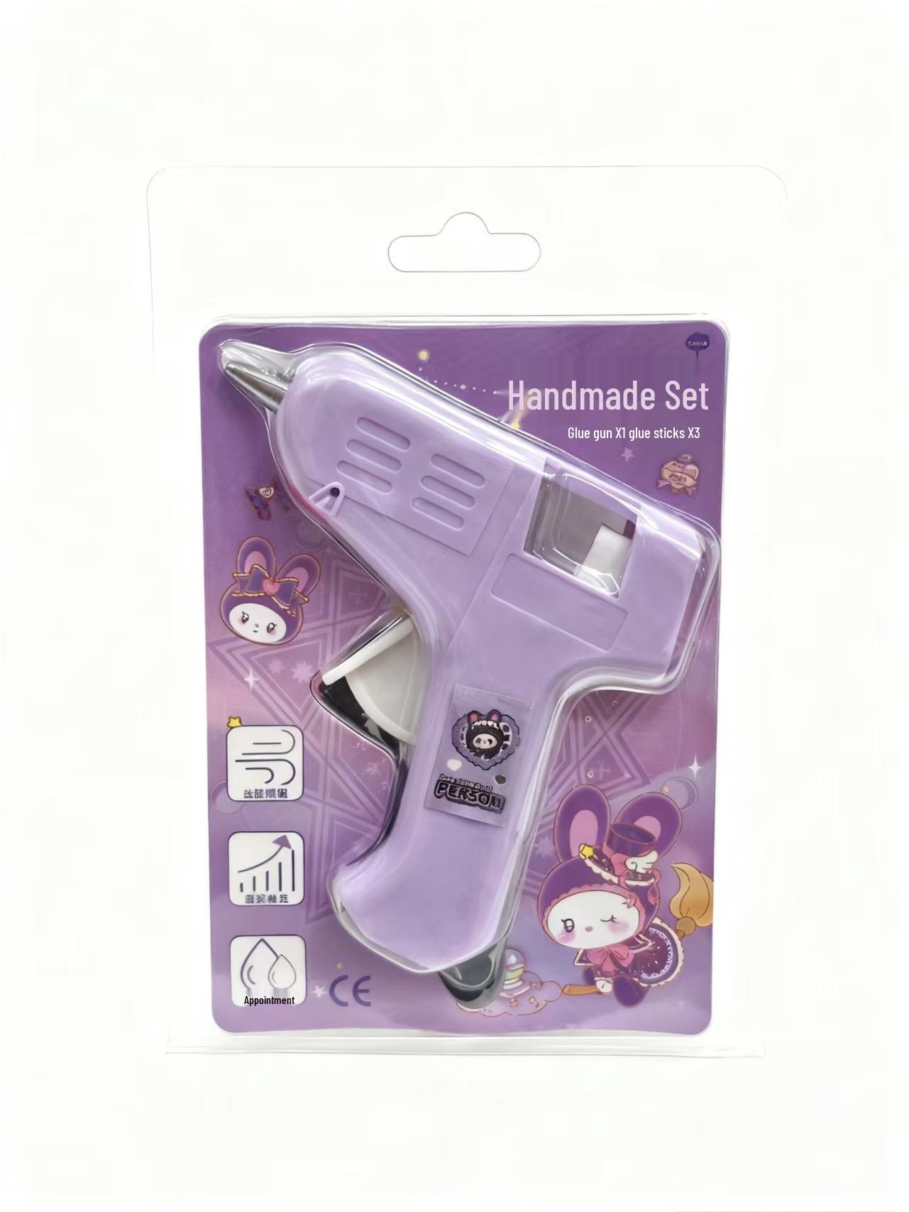 Набір термоклеєвого пістолета для дітей та учнів - Компактний інструмент для DIY-творчості 7 мм фіолетовий
Набір термоклеєвого пістолета для дітей та учнів - Компактний інструмент для DIY-творчості 7 мм фіолетовий