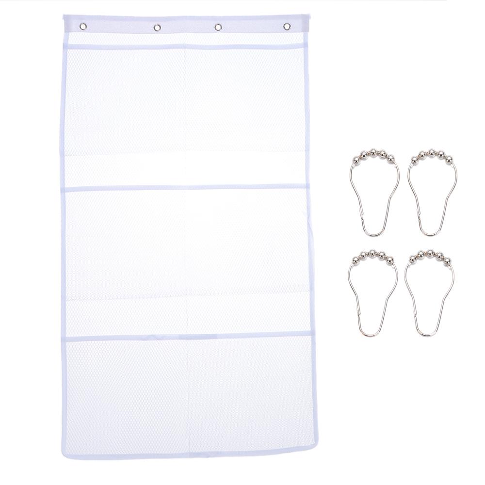 White Bath Storage Bag 4 Hooks Bathroom Storage Organizer Practical Shower Hanging Bag Dorm
White Bath Storage Bag 4 Hooks Bathroom Storage Organizer Practical Shower Hanging Bag Dorm