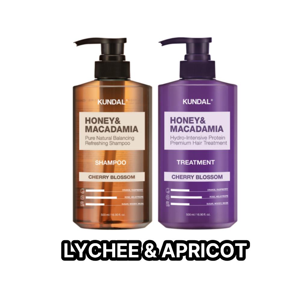 KUNDAL Hair Care 500ml | Shampoo & Treatment Set | 4 Multiple Scents Available Set 500ml+500ml - LYCHEE & APRICOT
KUNDAL Hair Care 500ml | Shampoo & Treatment Set | 4 Multiple Scents Available Set 500ml+500ml - LYCHEE & APRICOT