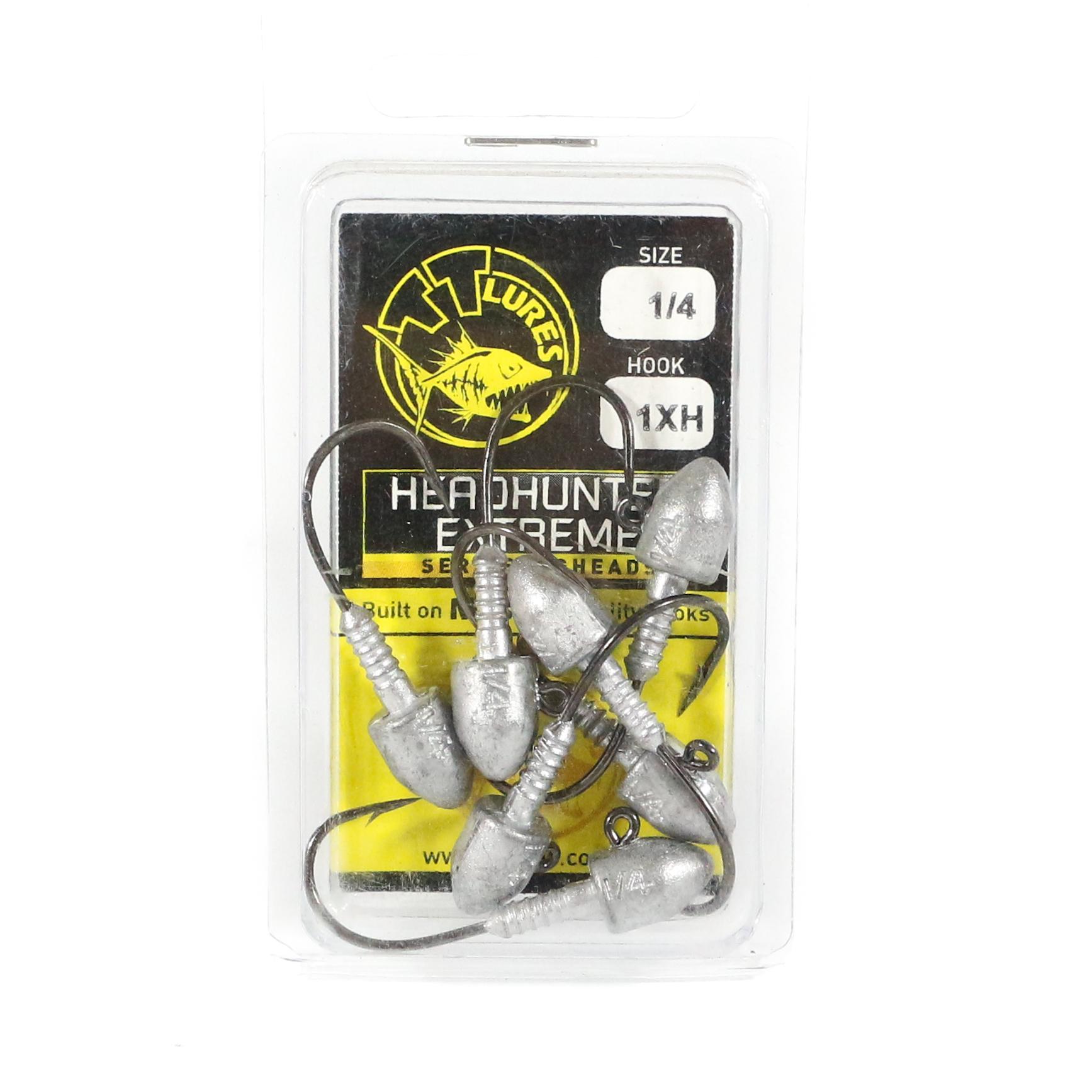 Джиг-головка Tackle Tactics TT Head Hunter Extreme 1/4 унции 1 XH 7 шт./упаковка (1500)
Джиг-головка Tackle Tactics TT Head Hunter Extreme 1/4 унции 1 XH 7 шт./упаковка (1500)
