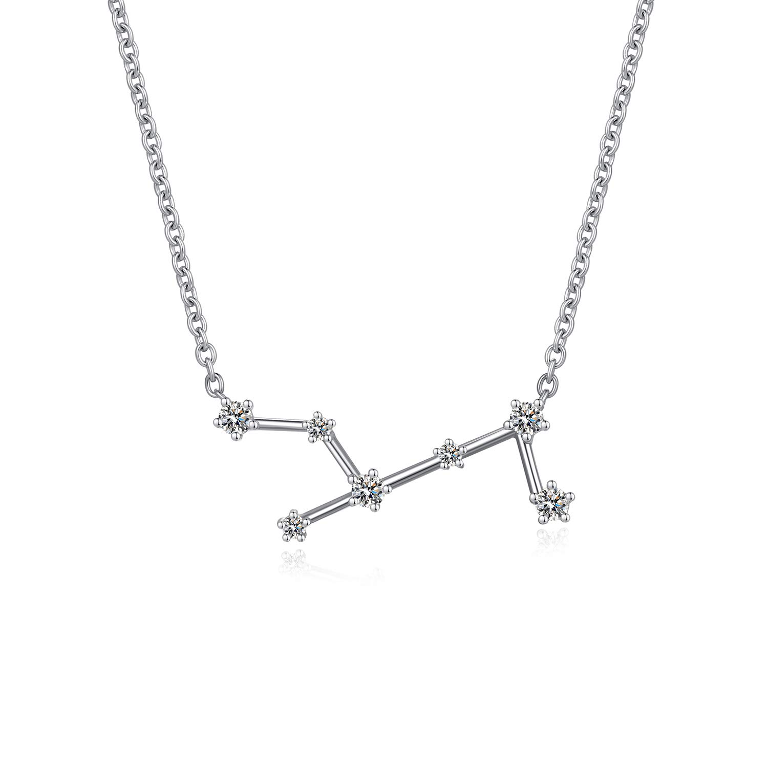 jiamiaoi 12 Constellation Necklace 925 Sterling Silver Constellation Pendant Necklace Delicate Rhinestone Constellation Sign Elegant Cubic Zirconia
jiamiaoi 12 Constellation Necklace 925 Sterling Silver Constellation Pendant Necklace Delicate Rhinestone Constellation Sign Elegant Cubic Zirconia