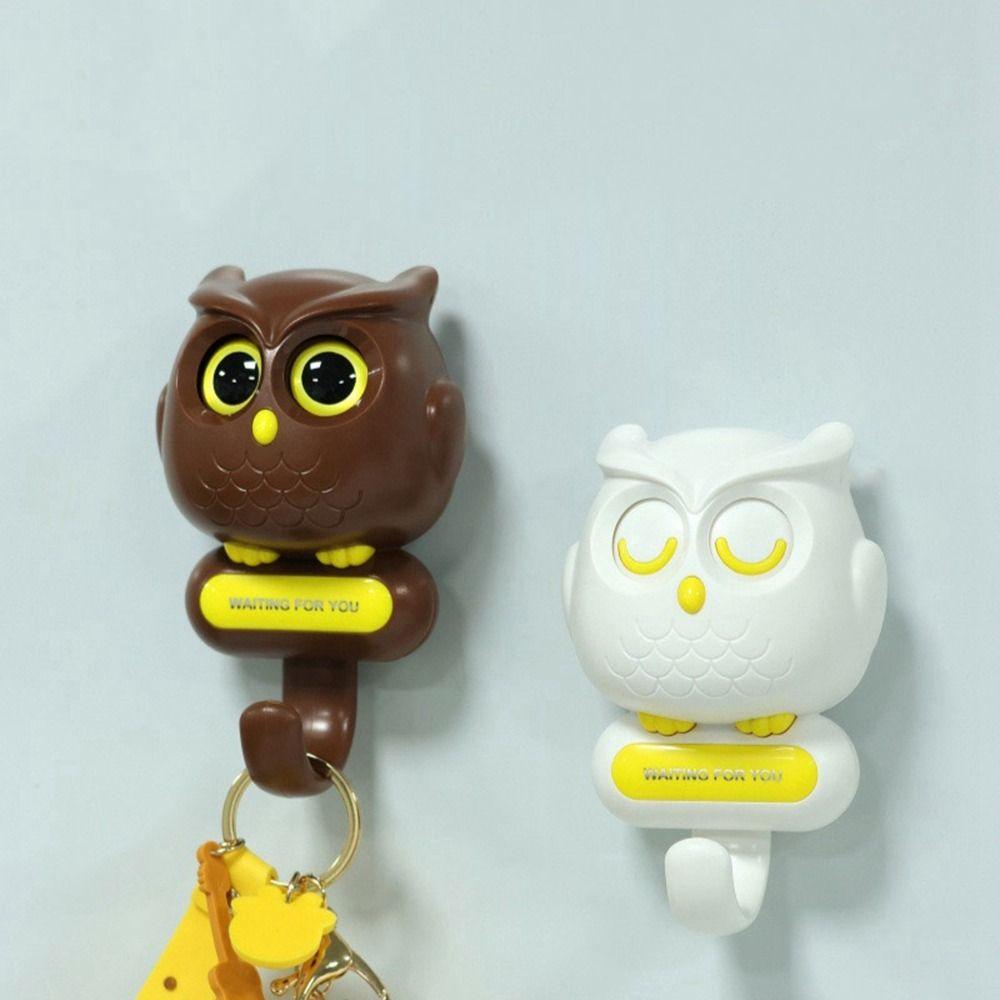Plastic Blinking Owl-Shape Hook Non-trace Wall Clothes Hook Fashion Entrance Storage Hook for Home
Plastic Blinking Owl-Shape Hook Non-trace Wall Clothes Hook Fashion Entrance Storage Hook for Home