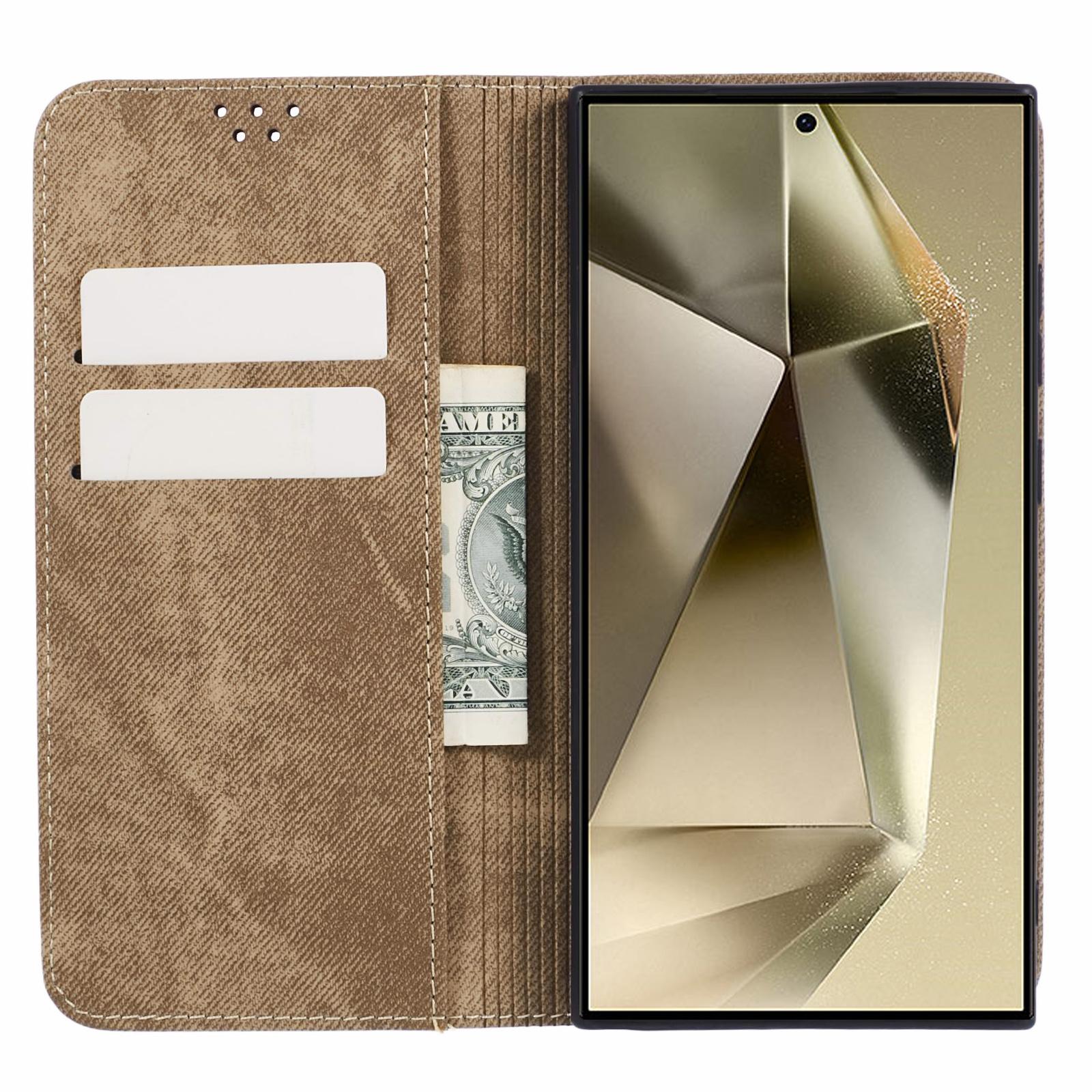 For Samsung Galaxy S24 Ultra Case Slim Phone Cover Wallet PU Leather Phone Shell Khaki
For Samsung Galaxy S24 Ultra Case Slim Phone Cover Wallet PU Leather Phone Shell Khaki