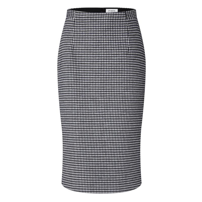 PORTS Women s Black & White Plaid Jacquard Hip-Wrap Skirt M
PORTS Women s Black & White Plaid Jacquard Hip-Wrap Skirt M