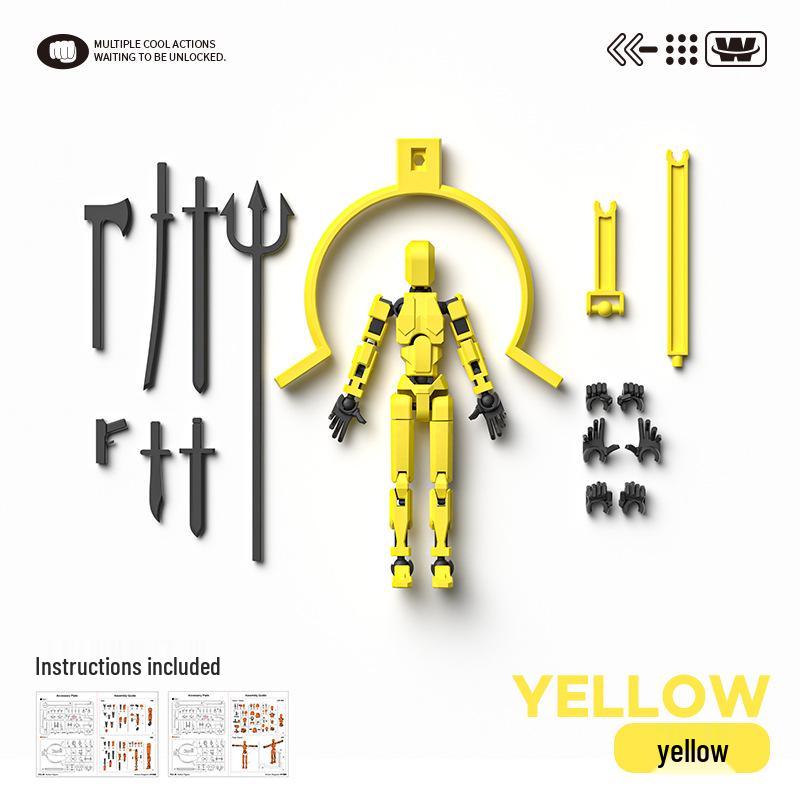 3-е поколение 13-Кукла-талисман: 3D-печатный подвижный манекен с 13 шарнирами для DIY и снятия напряжения
3-е поколение 13-Кукла-талисман: 3D-печатный подвижный манекен с 13 шарнирами для DIY и снятия напряжения