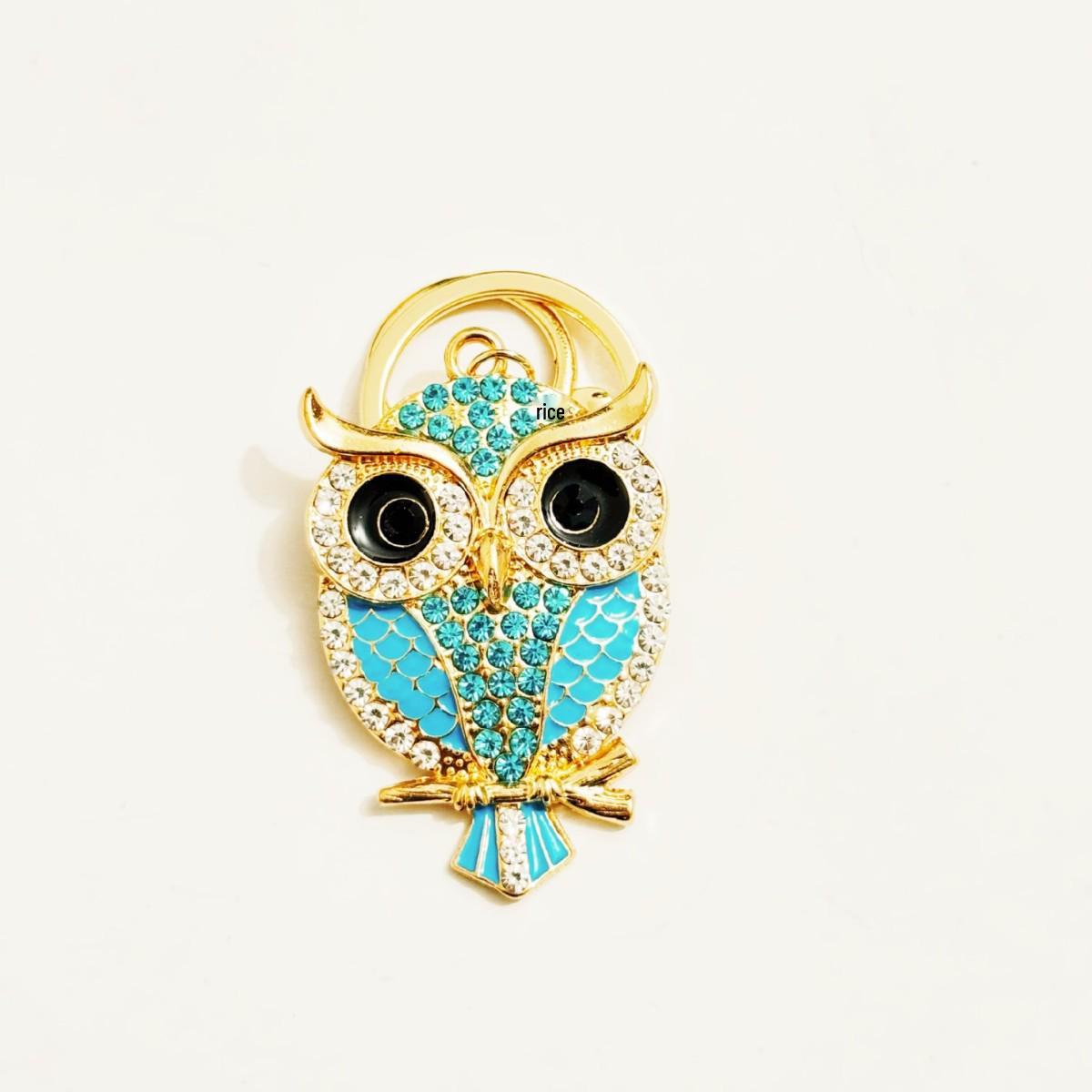 Creative Owl Cartoon Rhinestone Keychain - Cute Metal Bag Pendant синій
Creative Owl Cartoon Rhinestone Keychain - Cute Metal Bag Pendant синій