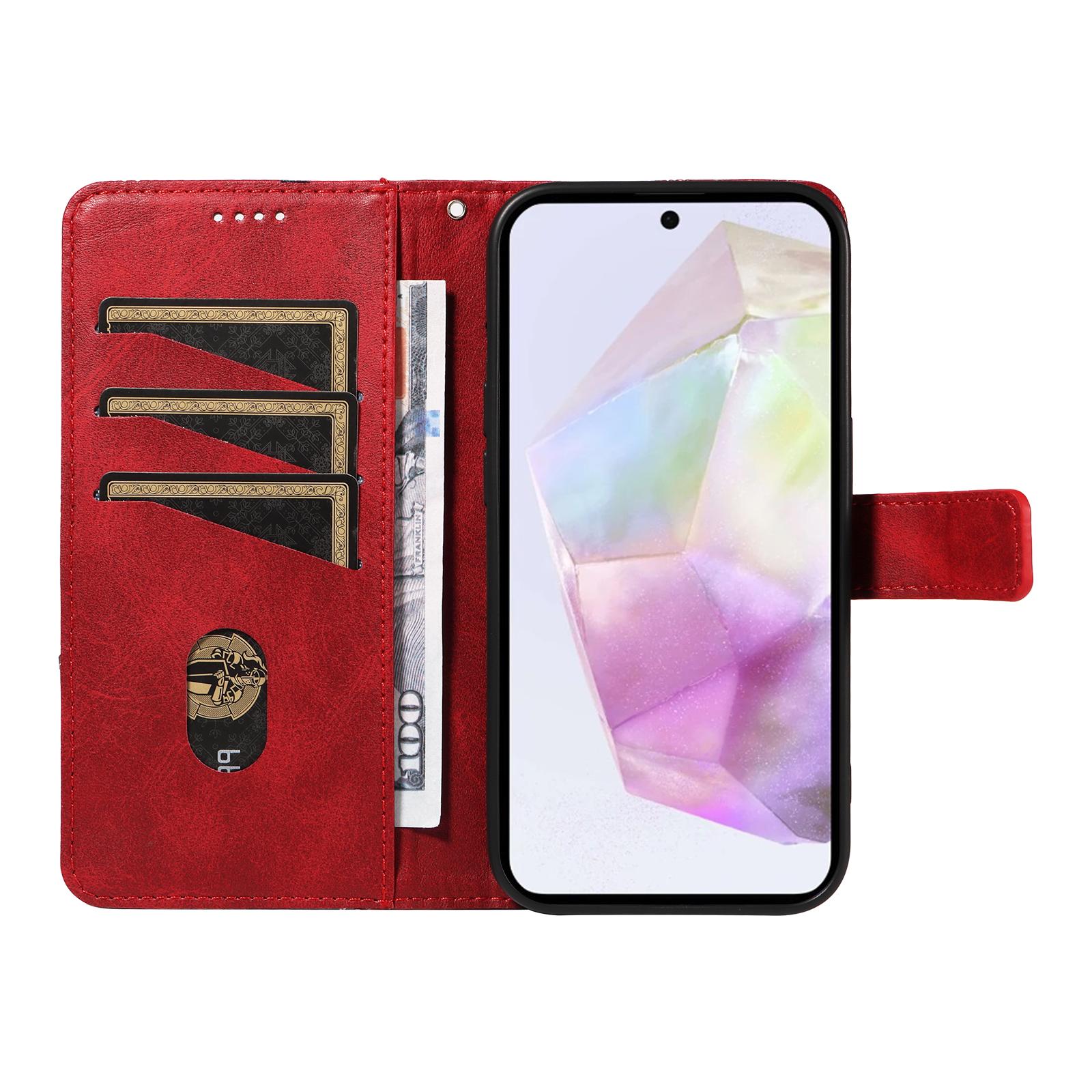 For Samsung Galaxy A56 5G Leather Case Geometric Line Design Wallet Phone Cover with Wrist Strap Black
For Samsung Galaxy A56 5G Leather Case Geometric Line Design Wallet Phone Cover with Wrist Strap Black