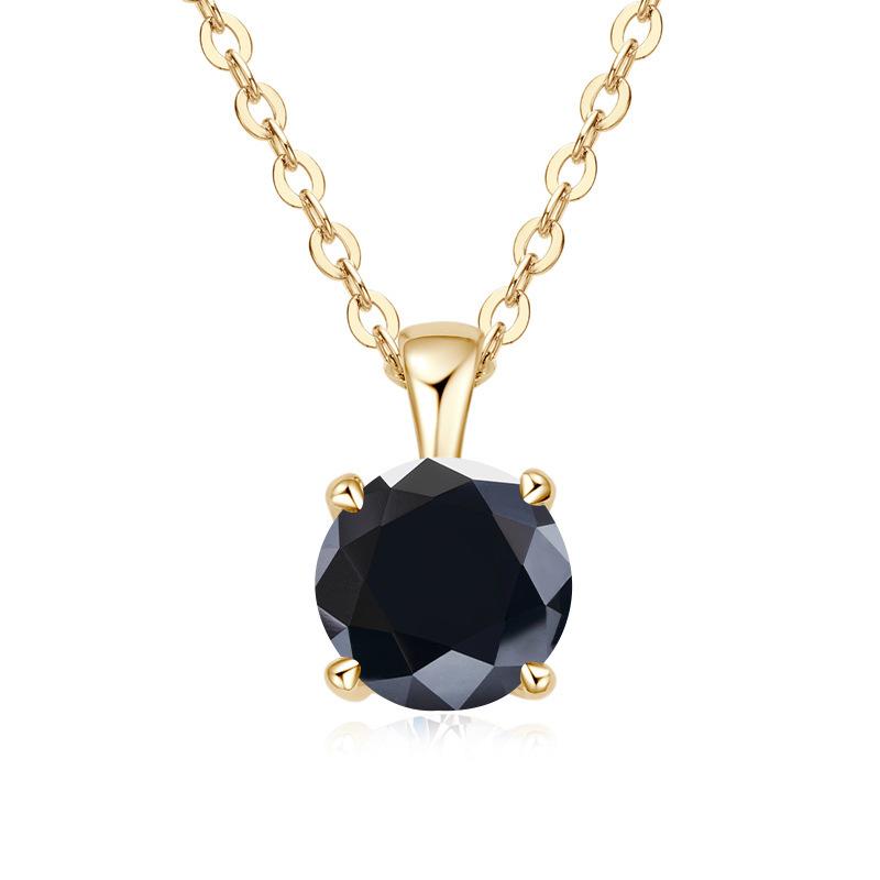 1CT Yellow Gold Plated Round Cut Four Prong Solitaire Moissanite Pendant Necklace S925 Sterling Silver For Women 1CT чорний
1CT Yellow Gold Plated Round Cut Four Prong Solitaire Moissanite Pendant Necklace S925 Sterling Silver For Women 1CT чорний