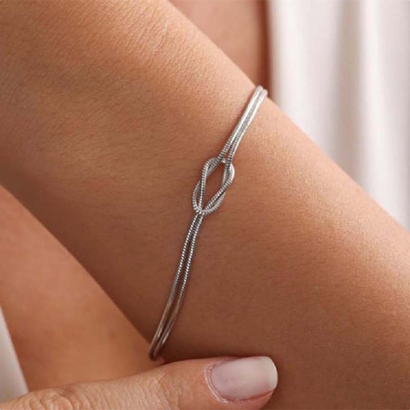 Stainless Steel Knot Snake Chain Bracelets for Women Couple Fashion Gold Color Handmade Adjustable Charm Bracelet Zircon Gift медный
Stainless Steel Knot Snake Chain Bracelets for Women Couple Fashion Gold Color Handmade Adjustable Charm Bracelet Zircon Gift медный