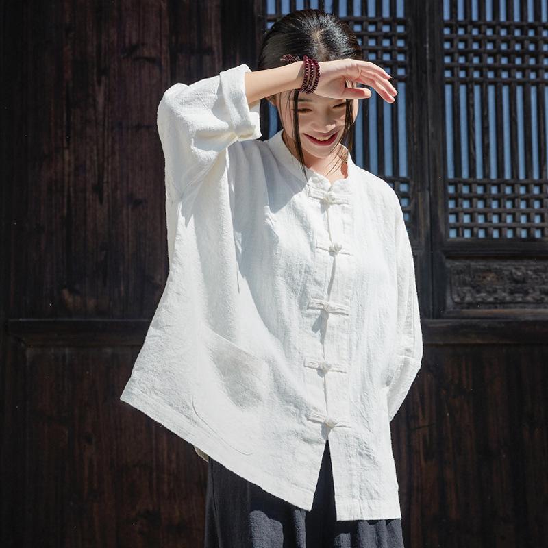 Women s Retro Cotton Linen Frog Button Cardigan - Artistic Spring Long Sleeve Chinese Style Jacket One Size
Women s Retro Cotton Linen Frog Button Cardigan - Artistic Spring Long Sleeve Chinese Style Jacket One Size