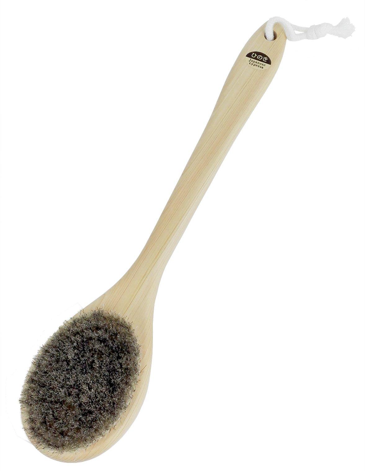 Кипарисовая щетка для тела Ishimizu Made in Japan из конского волоса L Soft 10380 бежевый
Кипарисовая щетка для тела Ishimizu Made in Japan из конского волоса L Soft 10380 бежевый